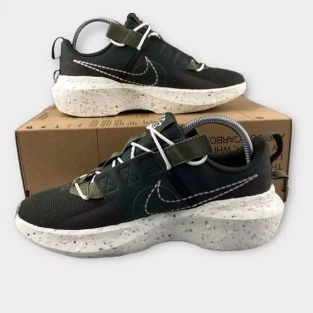 New Nike Sneakers Crater Impact Shoes Mens 8 Sequoia Olive Lace Up Low Top‎